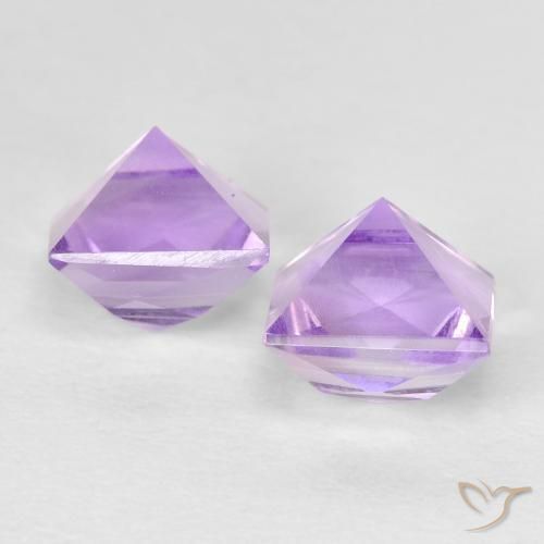 2.49 ct natürliche Mittelviolett Amethyst-Edelsteine, Quadrat, VVS-VS