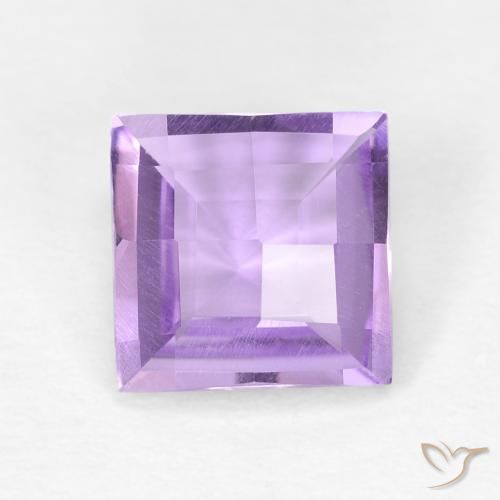 1.42ct Natürlicher Mittelviolett Amethyst, Quadrat, SI