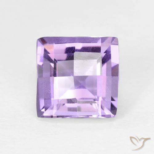 1.66ct Natürlicher Mittelviolett Amethyst, Quadrat, VVS