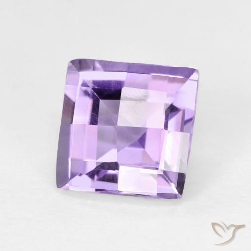 9,17 ctw natürlicher Mittelviolett Amethyst, Quadrat, VVS