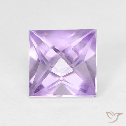 1.18ct Natürlicher Mittelviolett Amethyst, Quadrat, VVS