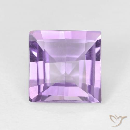 1.42ct Natürlicher Mittelviolett Amethyst, Quadrat, VVS-VS
