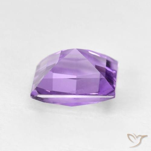 9,17 ctw natürlicher Mittelviolett Amethyst, Quadrat, VVS-VS