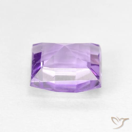 9,17 ctw natürlicher Hellrosa Violett Amethyst, Quadrat, VVS-VS
