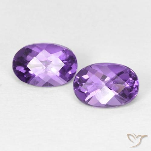 0.92 ct natürliche tiefviolett Amethyst-Edelsteine, Oval, VVS