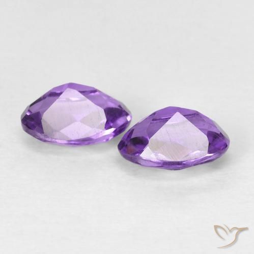 0.92 ct natürliche tiefviolett Amethyst-Edelsteine, Oval, VVS