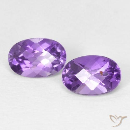 0.92 ct natürliche tiefviolett Amethyst-Edelsteine, Oval, VVS