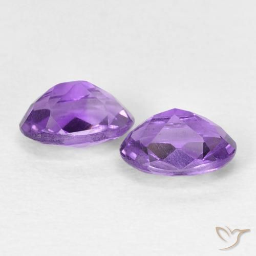0.92 ct natürliche tiefviolett Amethyst-Edelsteine, Oval, VVS