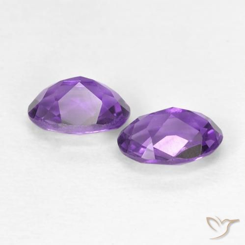 0.82 ct natürliche tiefviolett Amethyst-Edelsteine, Oval, VVS-VS