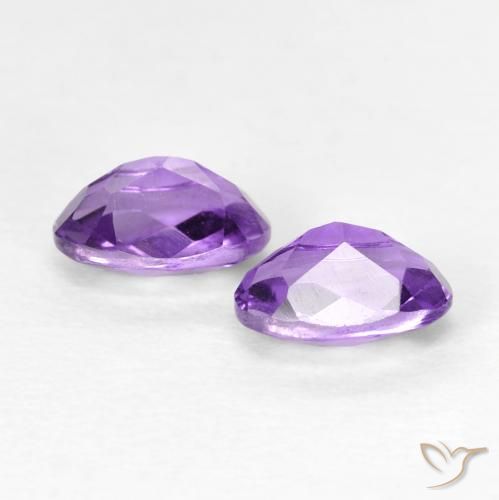 0.92 ct natürliche Mittelviolett Amethyst-Edelsteine, Oval, VS