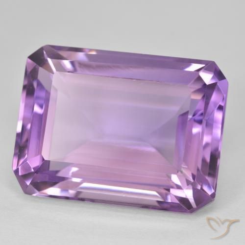 9,17 ctw natürlicher Medium Light Purplish-Violet Amethyst, Oktagonschliff, VVS