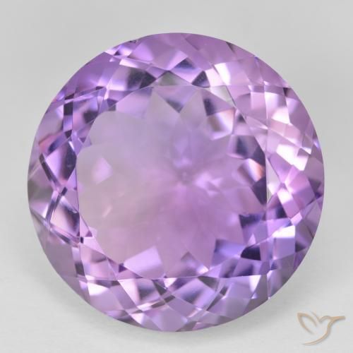 9,17 ctw natürlicher Medium Light Purplish-Violet Amethyst, Runden, VVS