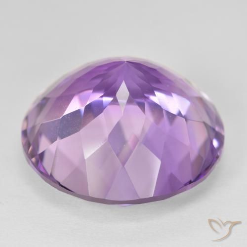 9,17 ctw natürlicher Medium Light Purplish-Violet Amethyst, Runden, VVS