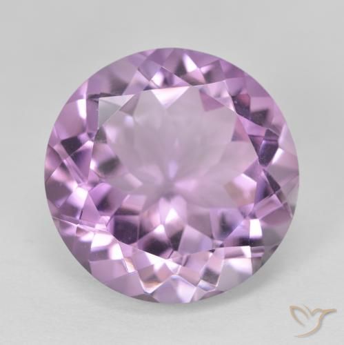 13.19ct Natürlicher Mittelviolett Amethyst, Runden, VVS
