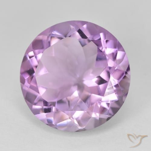 9,17 ctw natürlicher Mittelviolett Amethyst, Runden, VVS