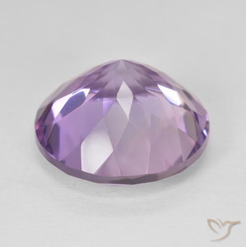 9,17 ctw natürlicher Mittelviolett Amethyst, Runden, VVS