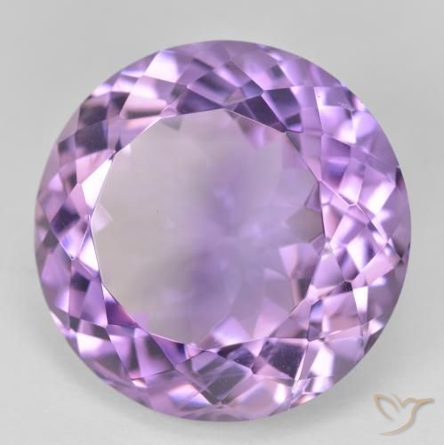 9,17 ctw natürlicher Mittelviolett Amethyst, Runden, VVS-VS