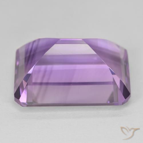 9,17 ctw natürlicher Medium Light Purplish-Violet Amethyst, Oktagonschliff, VVS