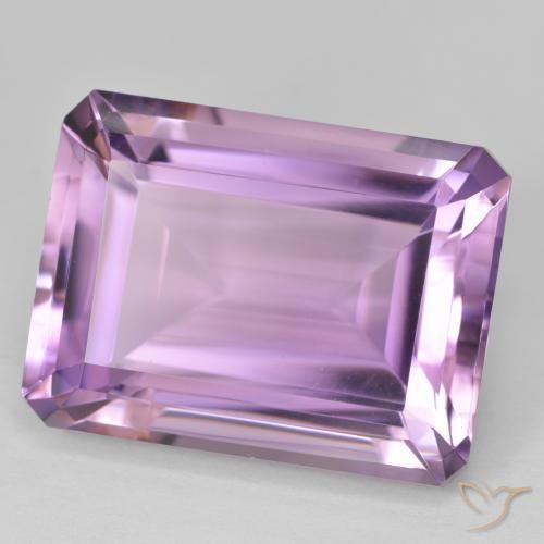 9,17 ctw natürlicher Lilaisch-violett Amethyst, Oktagonschliff, VVS