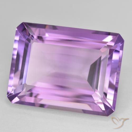 9,17 ctw natürlicher Medium Light Purplish-Violet Amethyst, Oktagonschliff, VVS