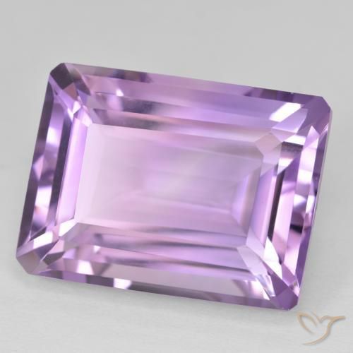 9,17 ctw natürlicher Medium Light Purplish-Violet Amethyst, Oktagonschliff, VVS