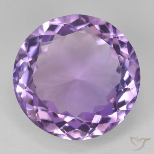 13.96ct Natürlicher Mittelviolett Amethyst, Runden, VVS