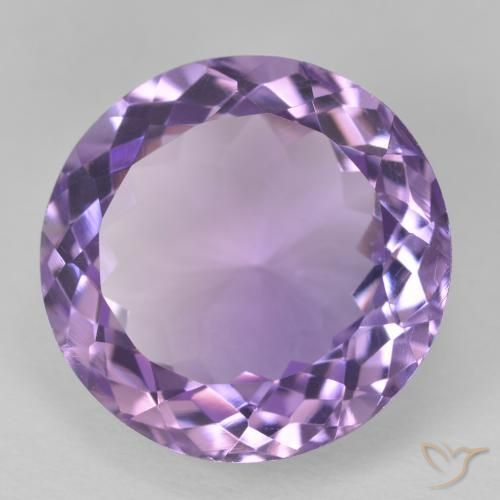 9,17 ctw natürlicher Mittelviolett Amethyst, Runden, VVS