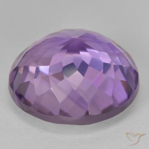 9,17 ctw natürlicher Mittelviolett Amethyst, Runden, VVS