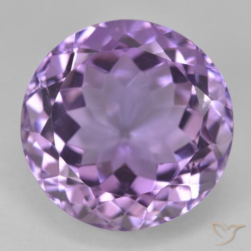 15.81ct Natürlicher Mittel Violett-Rosa Amethyst, Runden, VVS