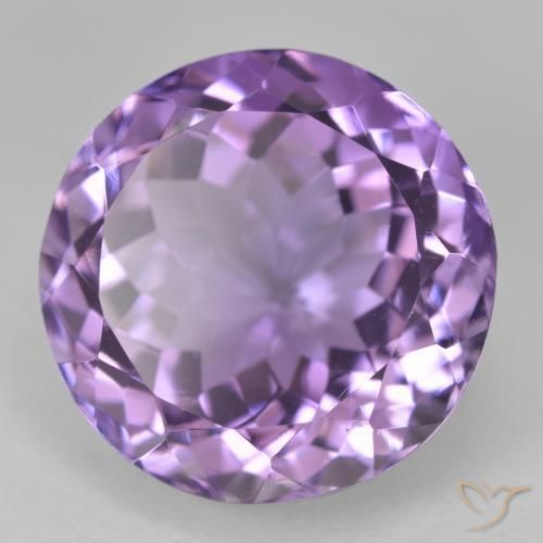 9,17 ctw natürlicher Mittel Violett-Rosa Amethyst, Runden, VVS