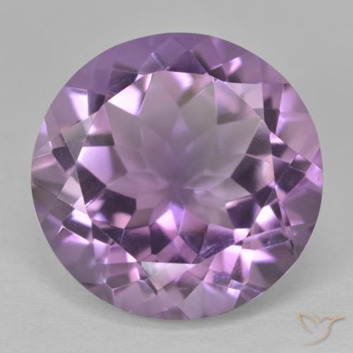 13.34ct Natürlicher Mittelviolett Amethyst, Runden, VVS