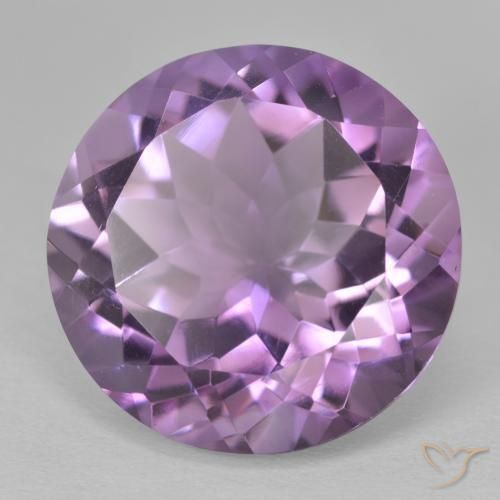 9,17 ctw natürlicher Mittelviolett Amethyst, Runden, VVS