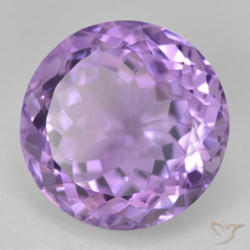 9,17 ctw natürlicher Mittelviolett Amethyst, Runden, VVS