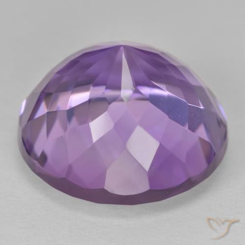 9,17 ctw natürlicher Mittelviolett Amethyst, Runden, VVS