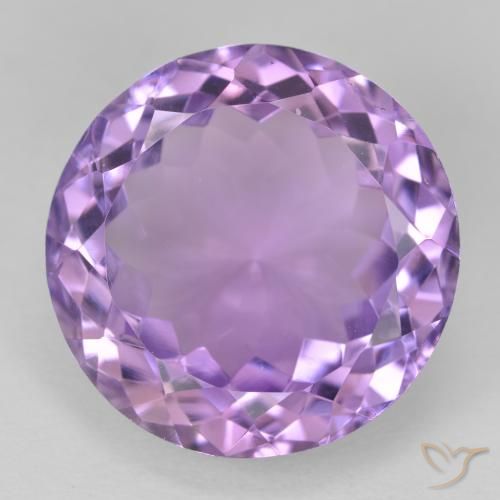 14.18ct Natürlicher Mittelviolett Amethyst, Runden, VVS-VS