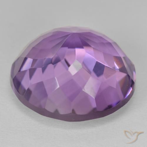 9,17 ctw natürlicher Mittelviolett Amethyst, Runden, VVS-VS