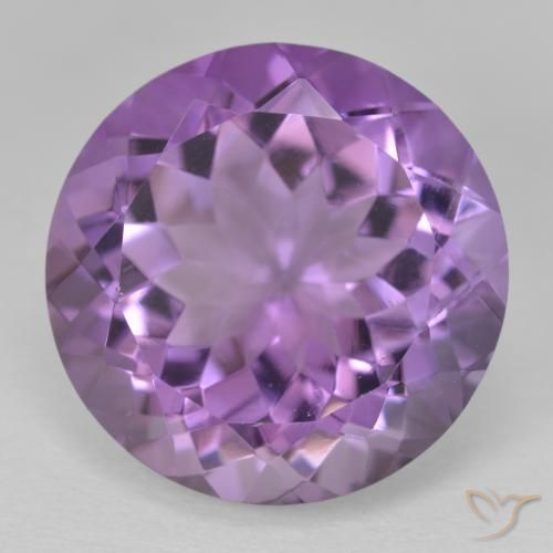 13.46ct Natürlicher Mittel Violett-Rosa Amethyst, Runden, VVS-VS