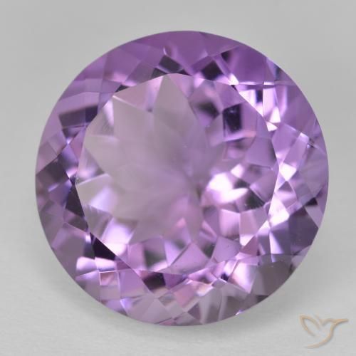 9,17 ctw natürlicher Mittel Violett-Rosa Amethyst, Runden, VVS-VS