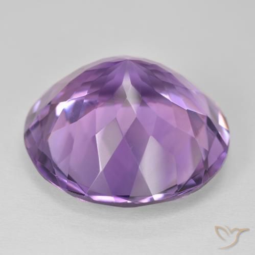 9,17 ctw natürlicher Mittelviolett Amethyst, Runden, VVS-VS