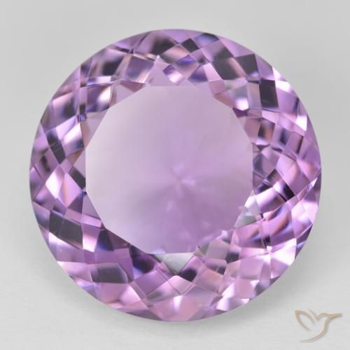 9,17 ctw natürlicher Rosaig-violett Amethyst, Runden, VVS
