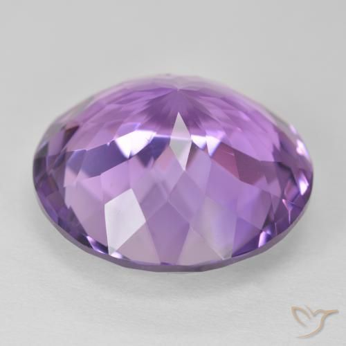 9,17 ctw natürlicher Rosaig-violett Amethyst, Runden, VVS