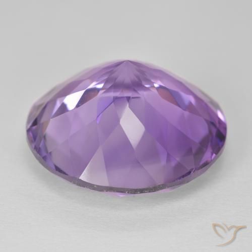 9,17 ctw natürlicher Mittelviolett Amethyst, Runden, VVS-VS