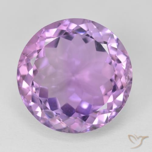 14.19ct Natürlicher Rosaig-violett Amethyst, Runden, VS