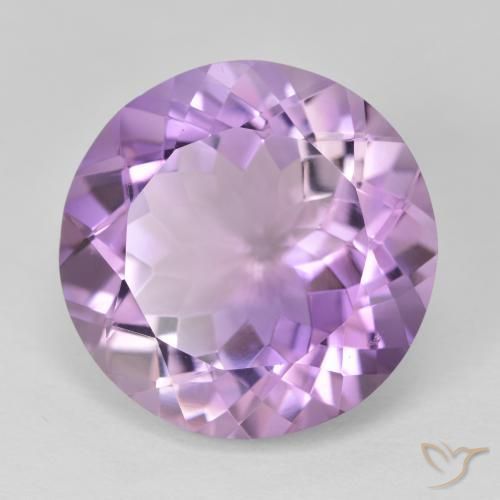 9,17 ctw natürlicher Mittelrosa Violett Amethyst, Runden, VVS