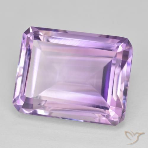 9,17 ctw natürlicher Mittelrosa Violett Amethyst, Oktagonschliff, VVS
