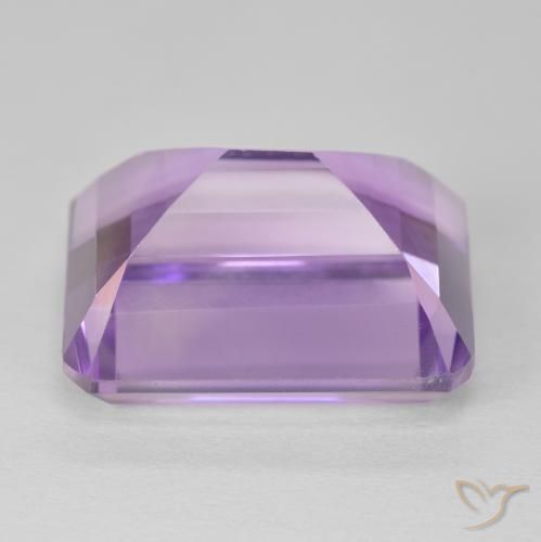 9,17 ctw natürlicher Mittelrosa Violett Amethyst, Oktagonschliff, VVS