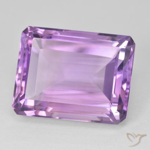 9,17 ctw natürlicher Mittelrosa Violett Amethyst, Oktagonschliff, VVS