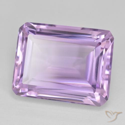 9,17 ctw natürlicher Mittelrosa Violett Amethyst, Oktagonschliff, VVS