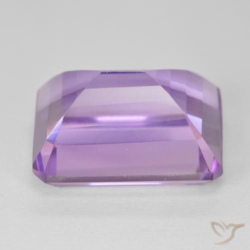 9,17 ctw natürlicher Mittelrosa Violett Amethyst, Oktagonschliff, VVS