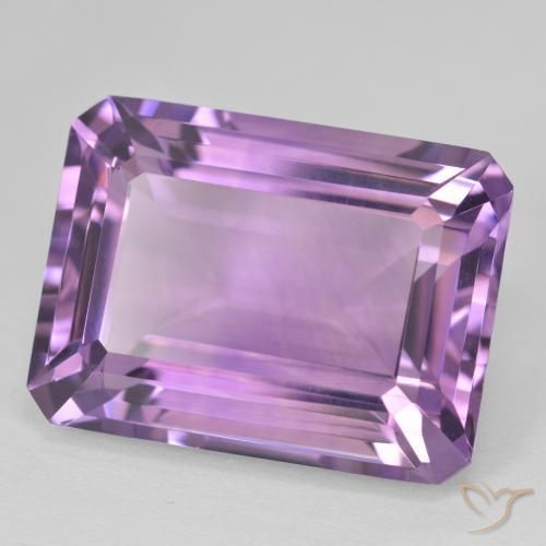 9,17 ctw natürlicher Medium Light Purplish-Violet Amethyst, Oktagonschliff, VVS